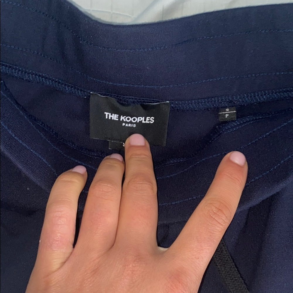 Navy kooples men joggers